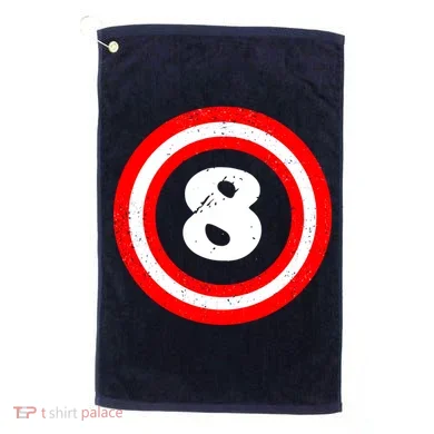 Captain 8th Birthday Golf Towel
