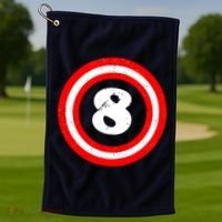 Captain 8th Birthday Golf Towel thumb 1