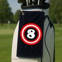 Captain 8th Birthday Golf Towel thumb 2