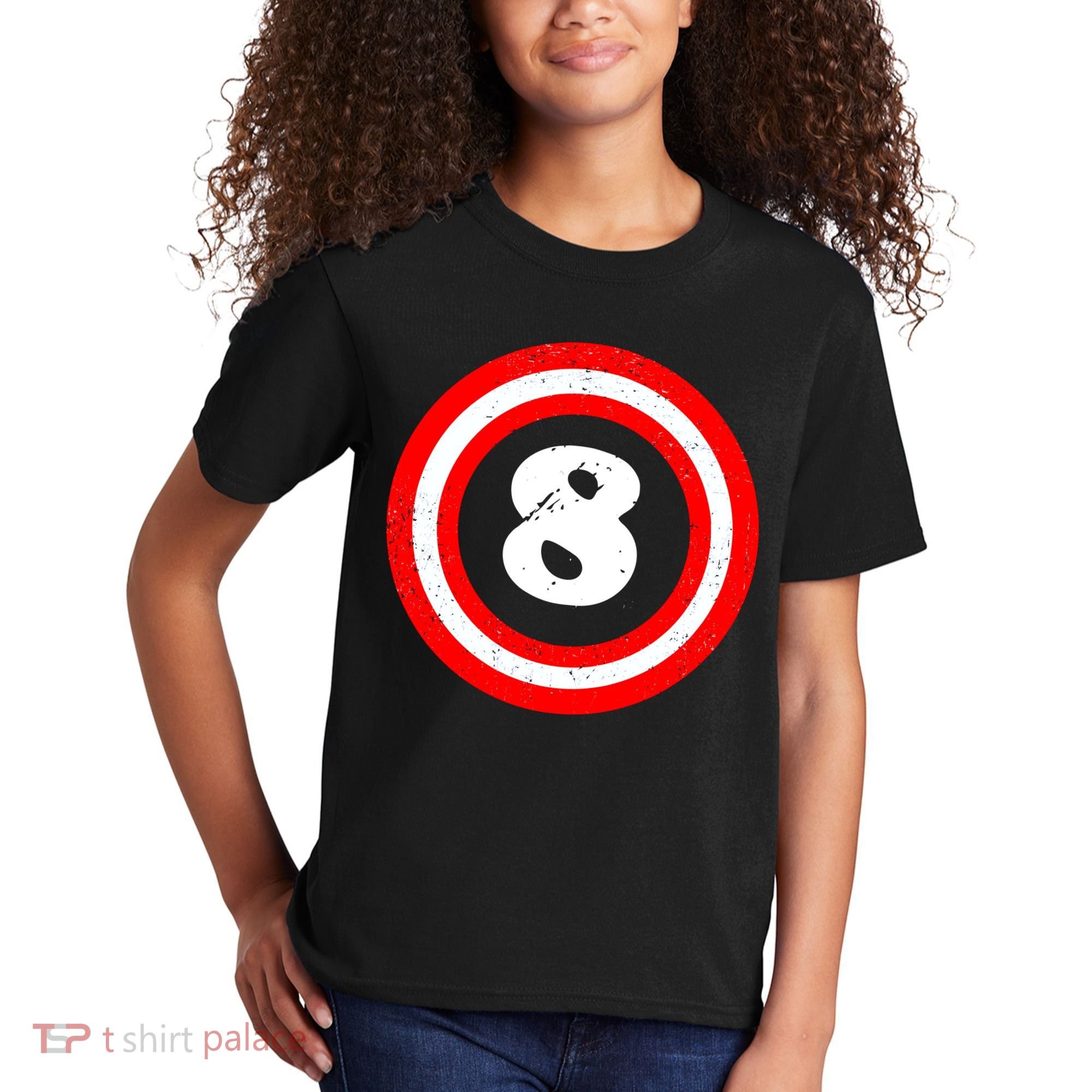 Captain 8th Birthday Kids T-Shirt