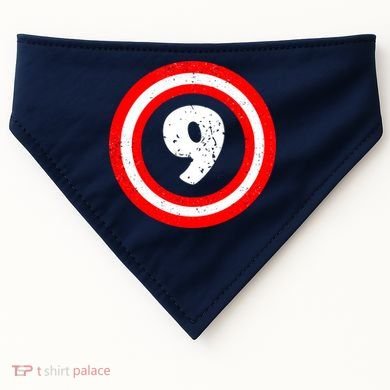Captain 9th Birthday USA-Made Doggie Bandana