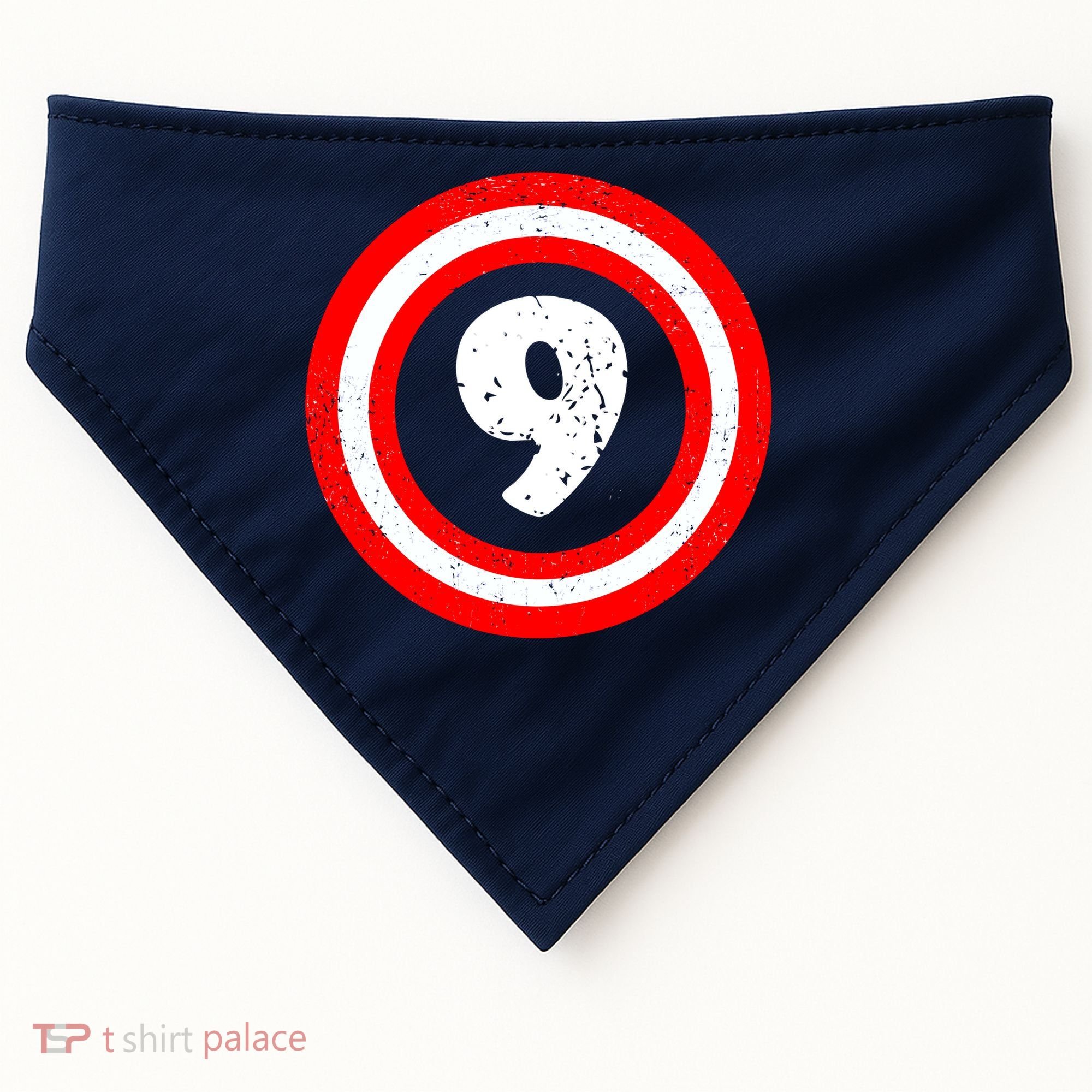Captain 9th Birthday USA-Made Doggie Bandana