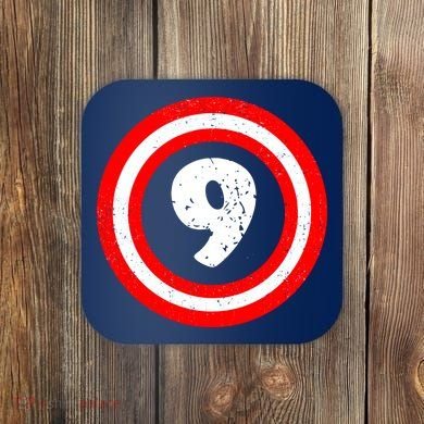 Captain 9th Birthday Coaster
