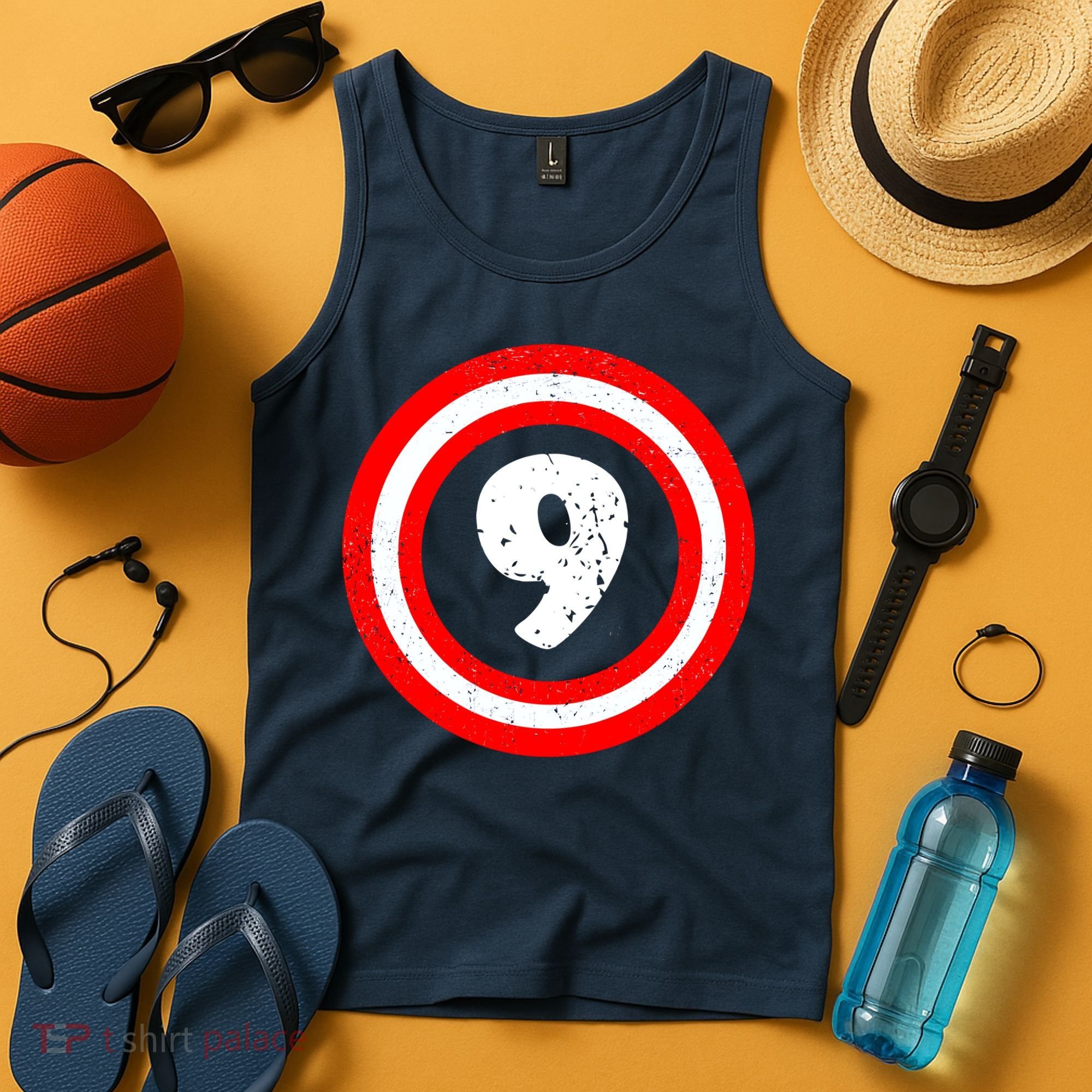 Captain 9th Birthday Tank Top