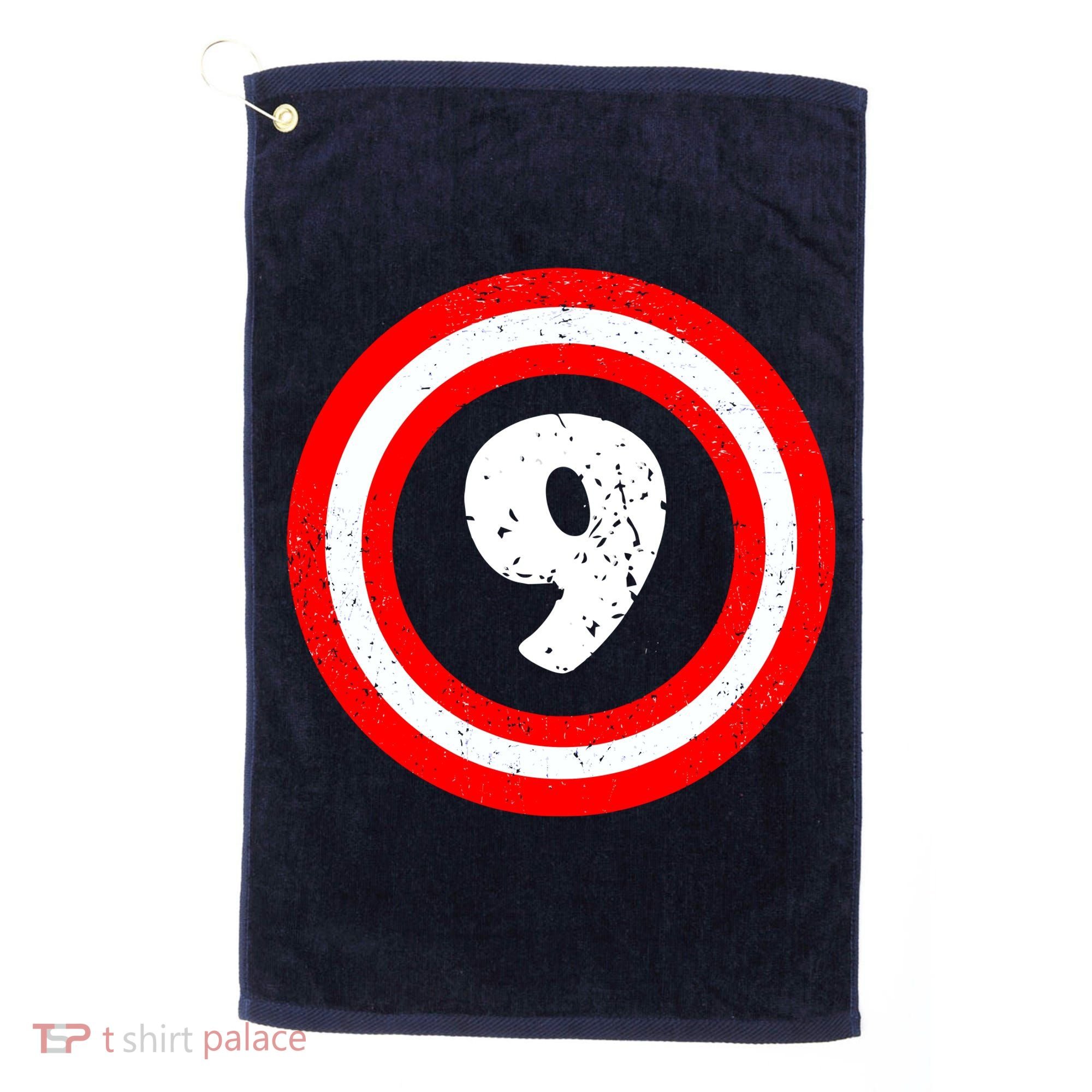 Captain 9th Birthday Golf Towel