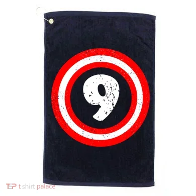 Captain 9th Birthday Golf Towel