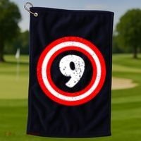 Captain 9th Birthday Golf Towel thumb 1