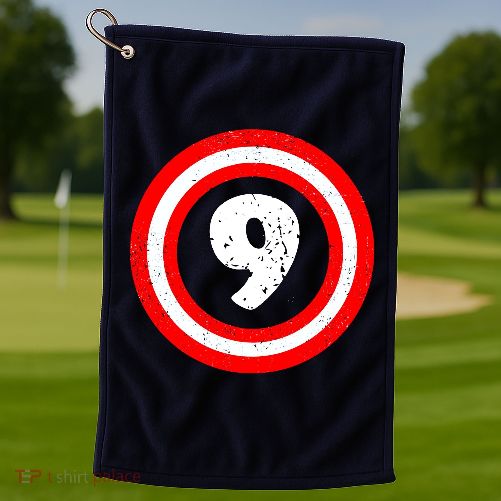 Captain 9th Birthday Golf Towel