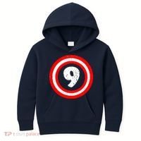Captain 9th Birthday Kids Hoodie thumb 0