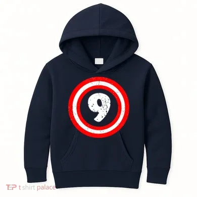 Captain 9th Birthday Kids Hoodie