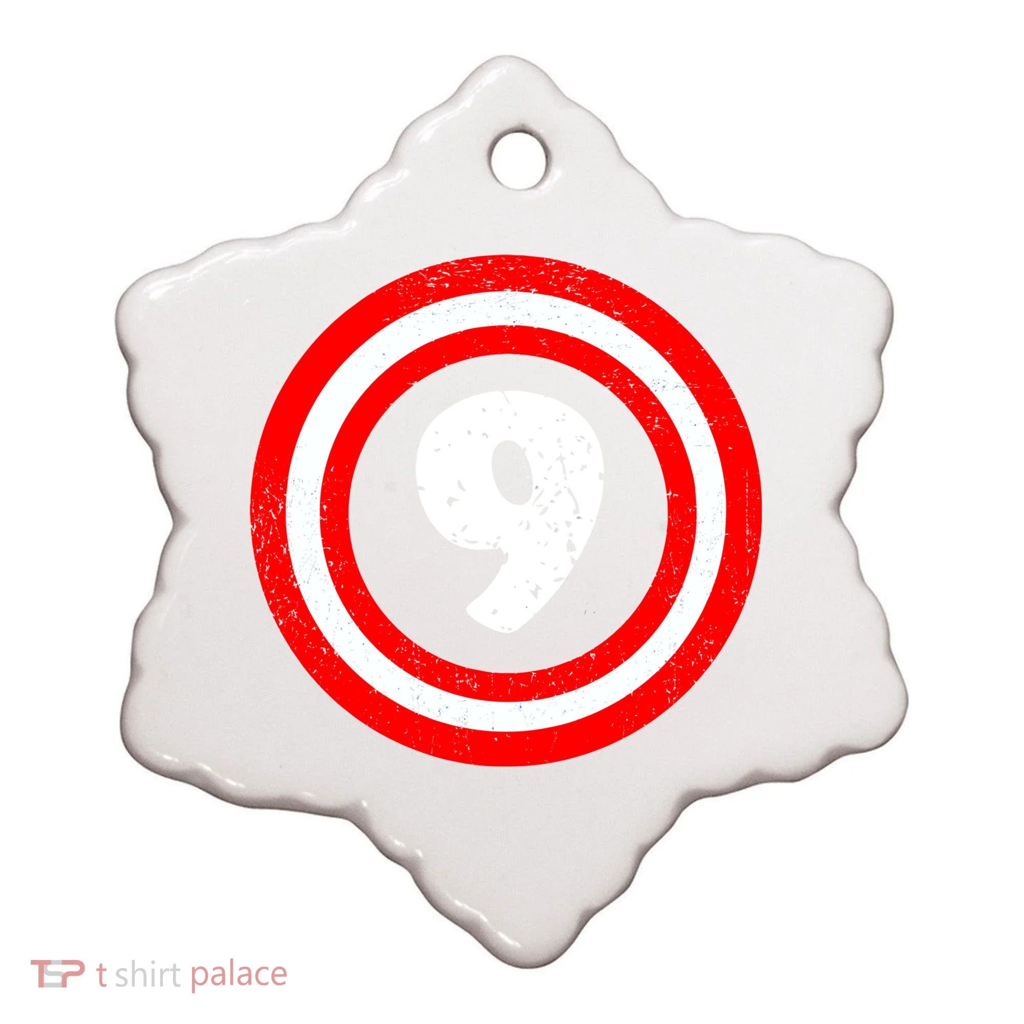 Captain 9th Birthday Ceramic Ornament