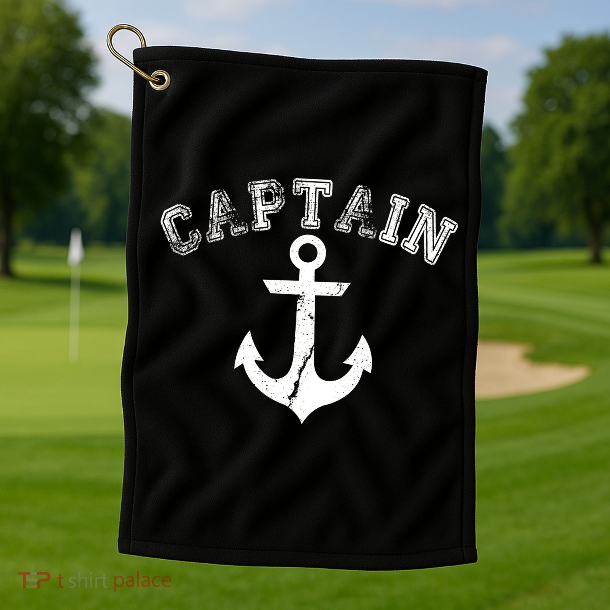 Captain Anchor Golf Towel