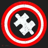 Captain Autism Distressed Shield Hat thumb 2