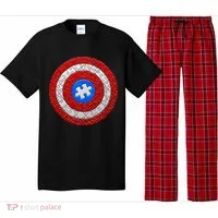 Captain Autism Puzzle Shield Pajama Set thumb 0