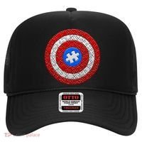 Captain Autism Puzzle Shield Hat thumb 0