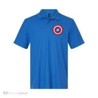 Captain Autism Puzzle Shield Polo thumb 0