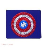 Captain Autism Puzzle Shield Mousepad thumb 0