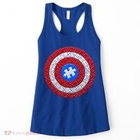 Captain Autism Puzzle Shield Women's Tank Top thumb 0