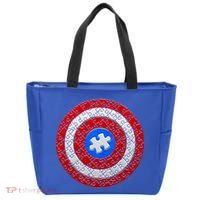 Captain Autism Puzzle Shield Bag thumb 0
