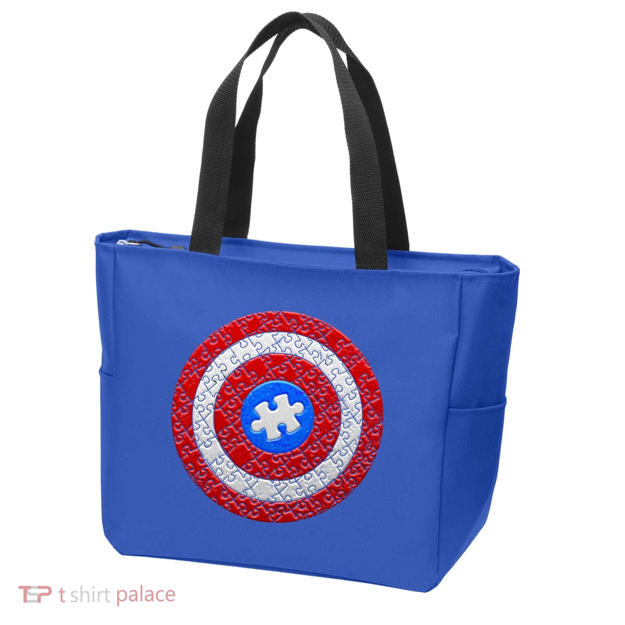 Captain Autism Puzzle Shield Bag