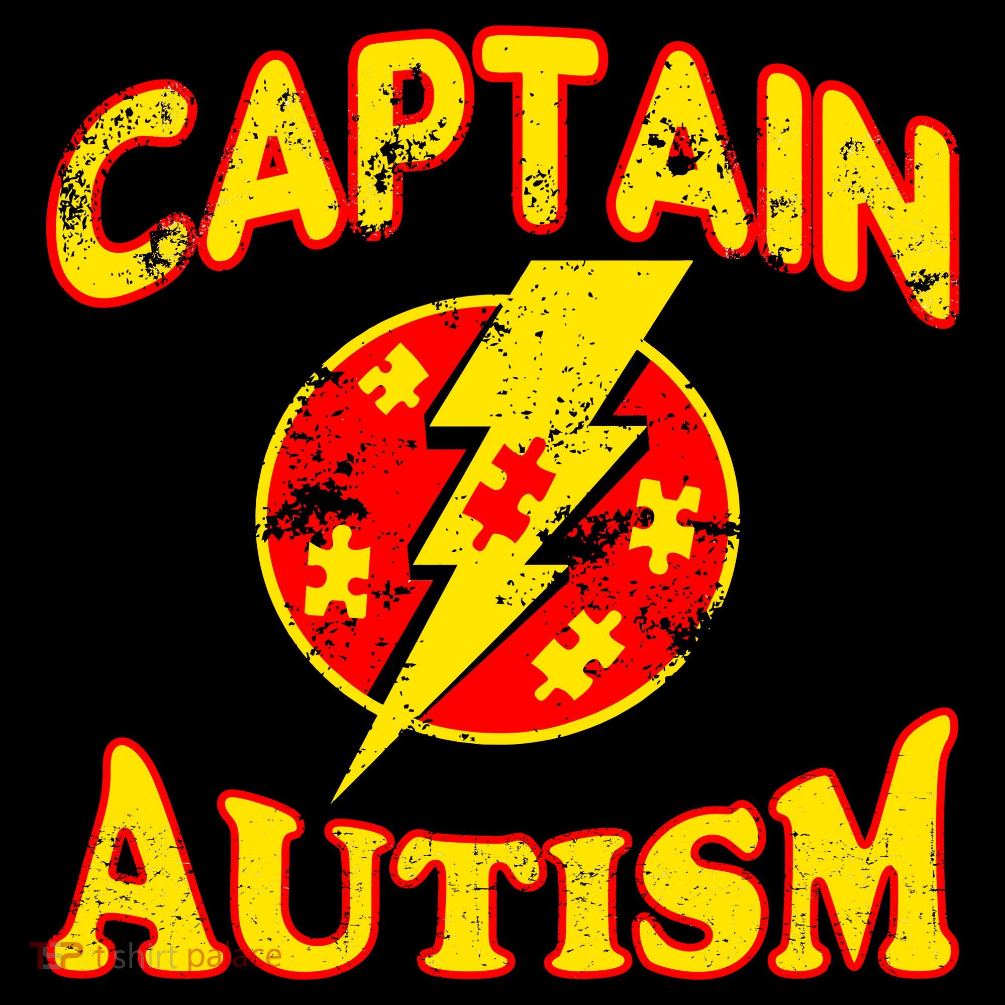 Captain Autism Superhero Logo Coffee Mug