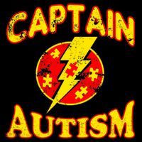 Captain Autism Superhero Logo Ornament thumb 1
