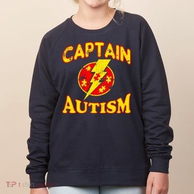Captain Autism Superhero Logo Women's Sweatshirt