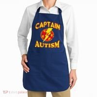 Captain Autism Superhero Logo Apron thumb 2