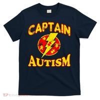 Captain Autism Superhero Logo T-Shirt thumb 0