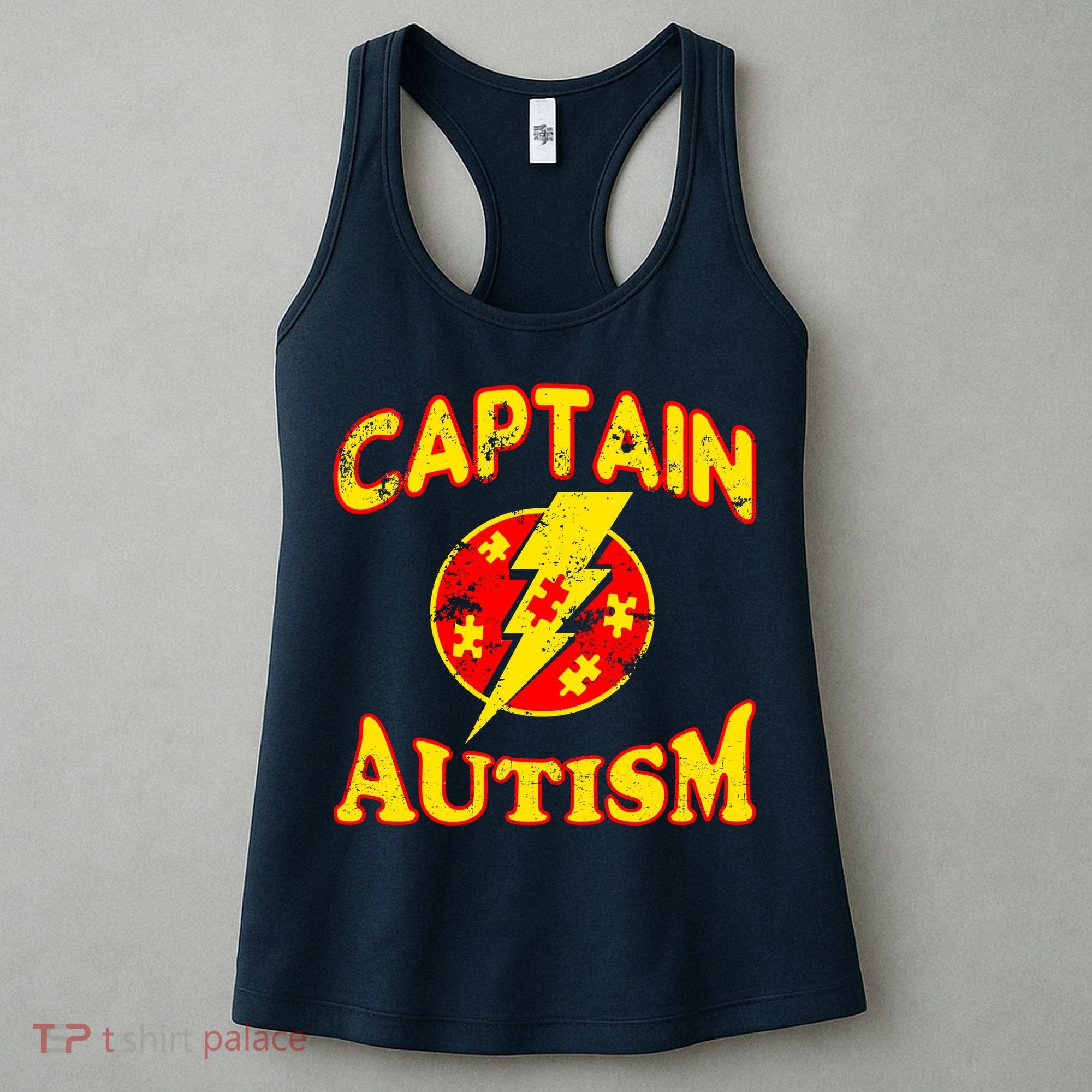 Captain Autism Superhero Logo Women's Tank Top