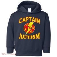 Captain Autism Superhero Logo Toddler Hoodie thumb 0