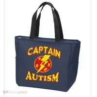 Captain Autism Superhero Logo Tote Bag thumb 3