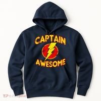 Captain Awesome Comic Logo Hoodie thumb 0
