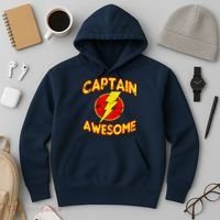 Captain Awesome Comic Logo Hoodie thumb 3
