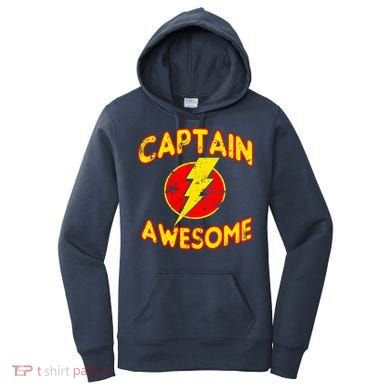 Captain Awesome Comic Logo Women's Hoodie