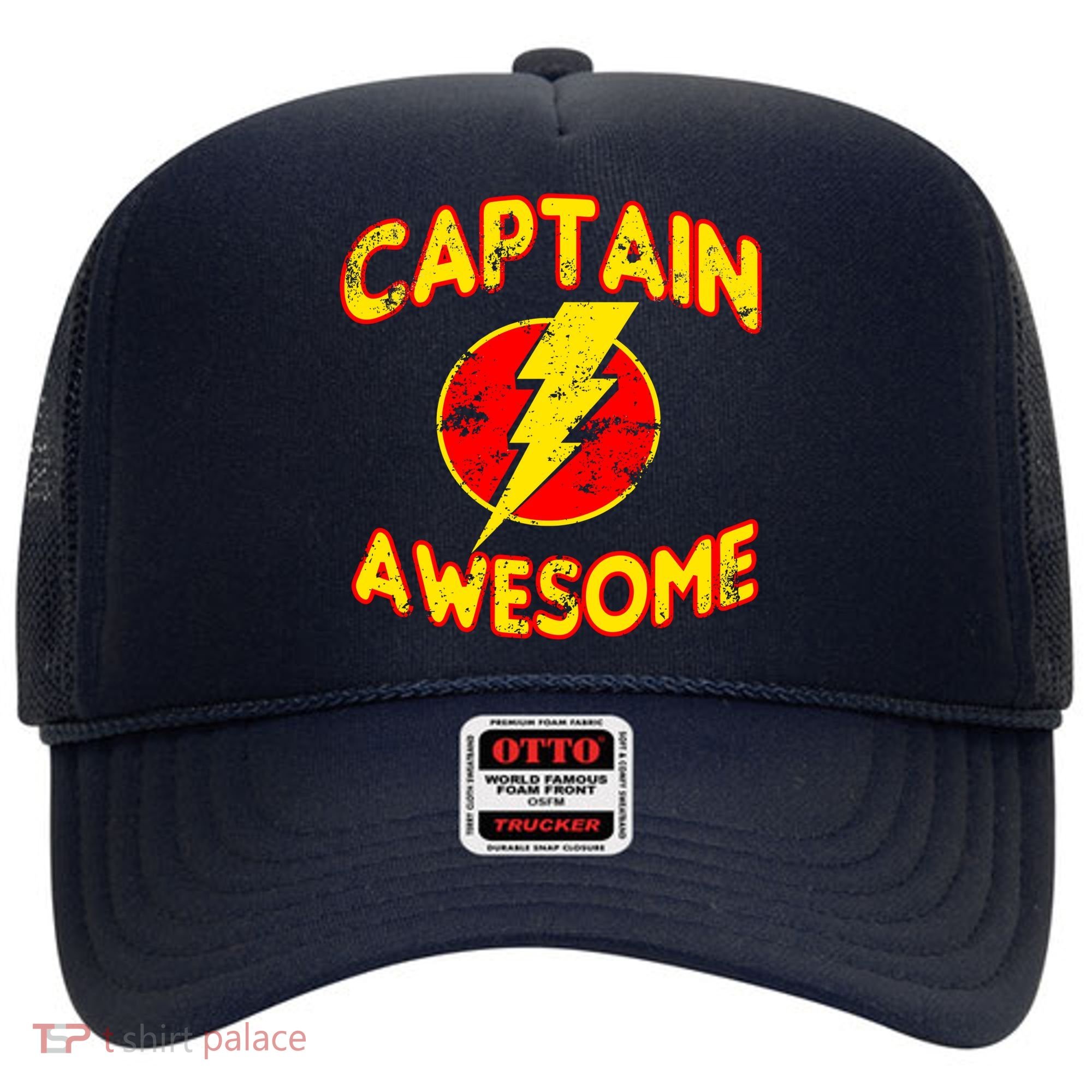 Captain Awesome Comic Logo Hat