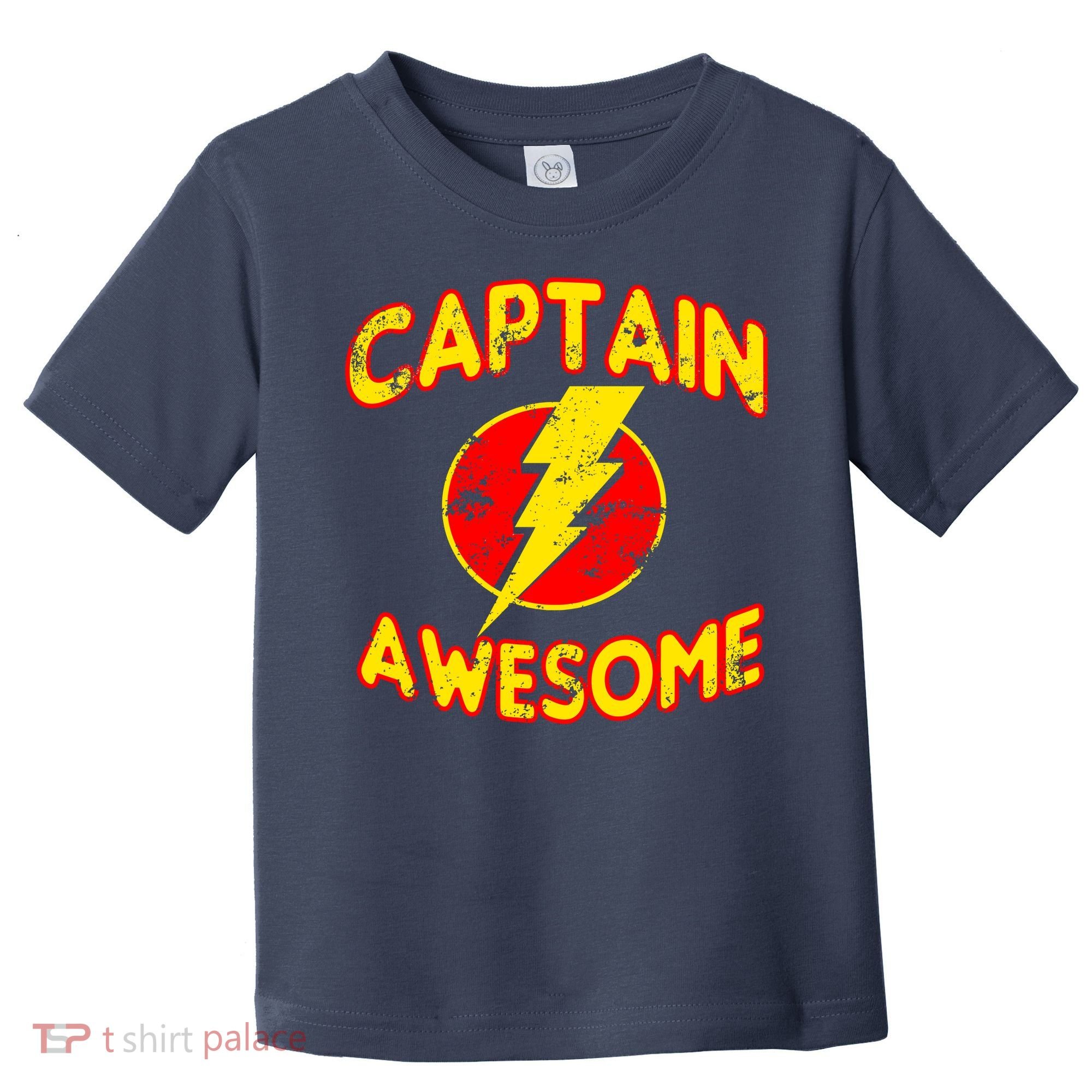 Captain Awesome Comic Logo Toddler T-Shirt