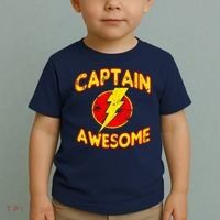 Captain Awesome Comic Logo Toddler T-Shirt thumb 2