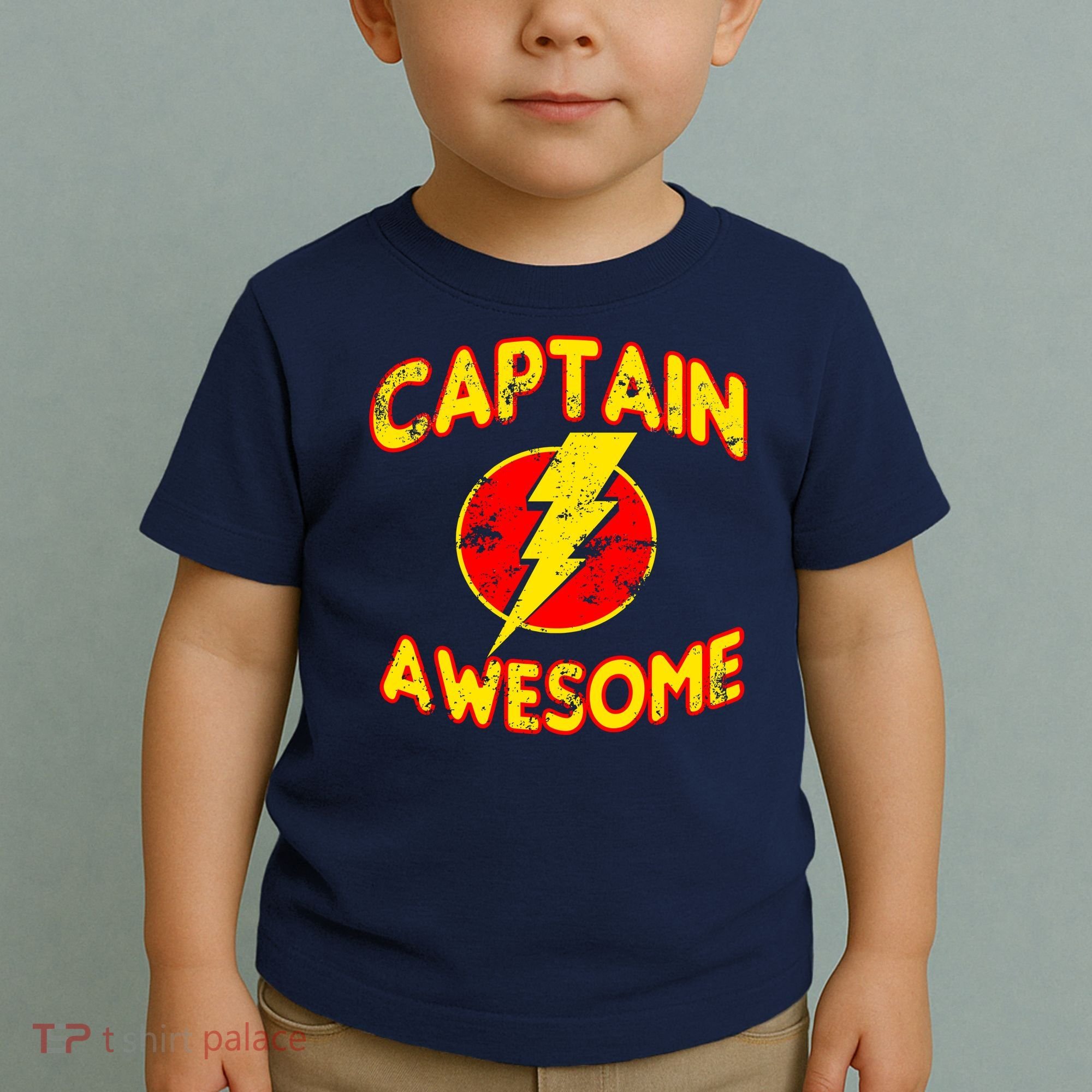 Captain Awesome Comic Logo Toddler T-Shirt