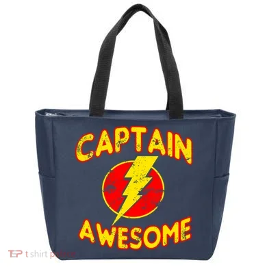 Captain Awesome Comic Logo Tote Bag