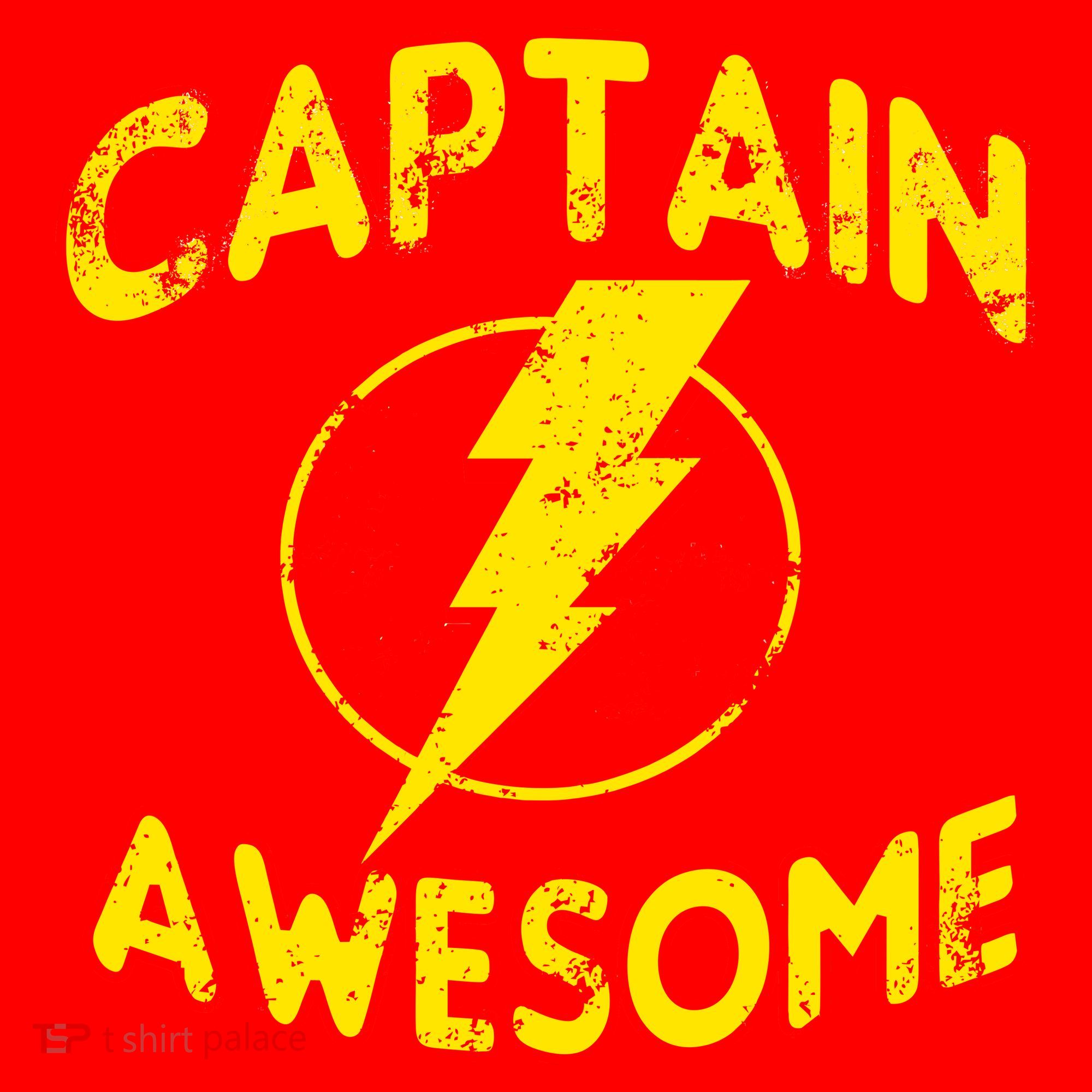 Captain Awesome Comic Logo Santa Hat