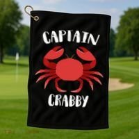 Captain Crabby Golf Towel thumb 1