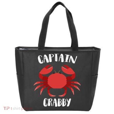 Captain Crabby Tote Bag