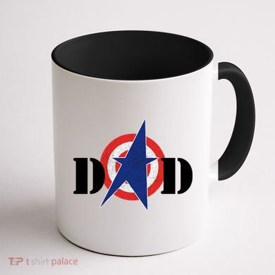 Captain Dad Coffee Mug back