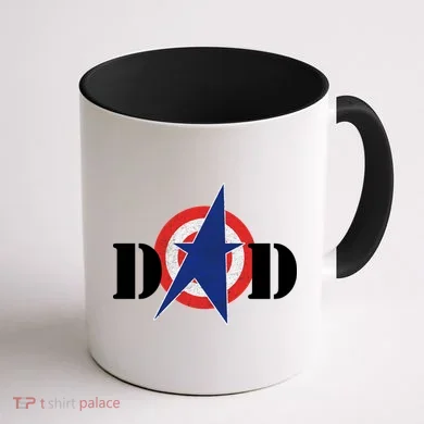 Captain Dad Coffee Mug back