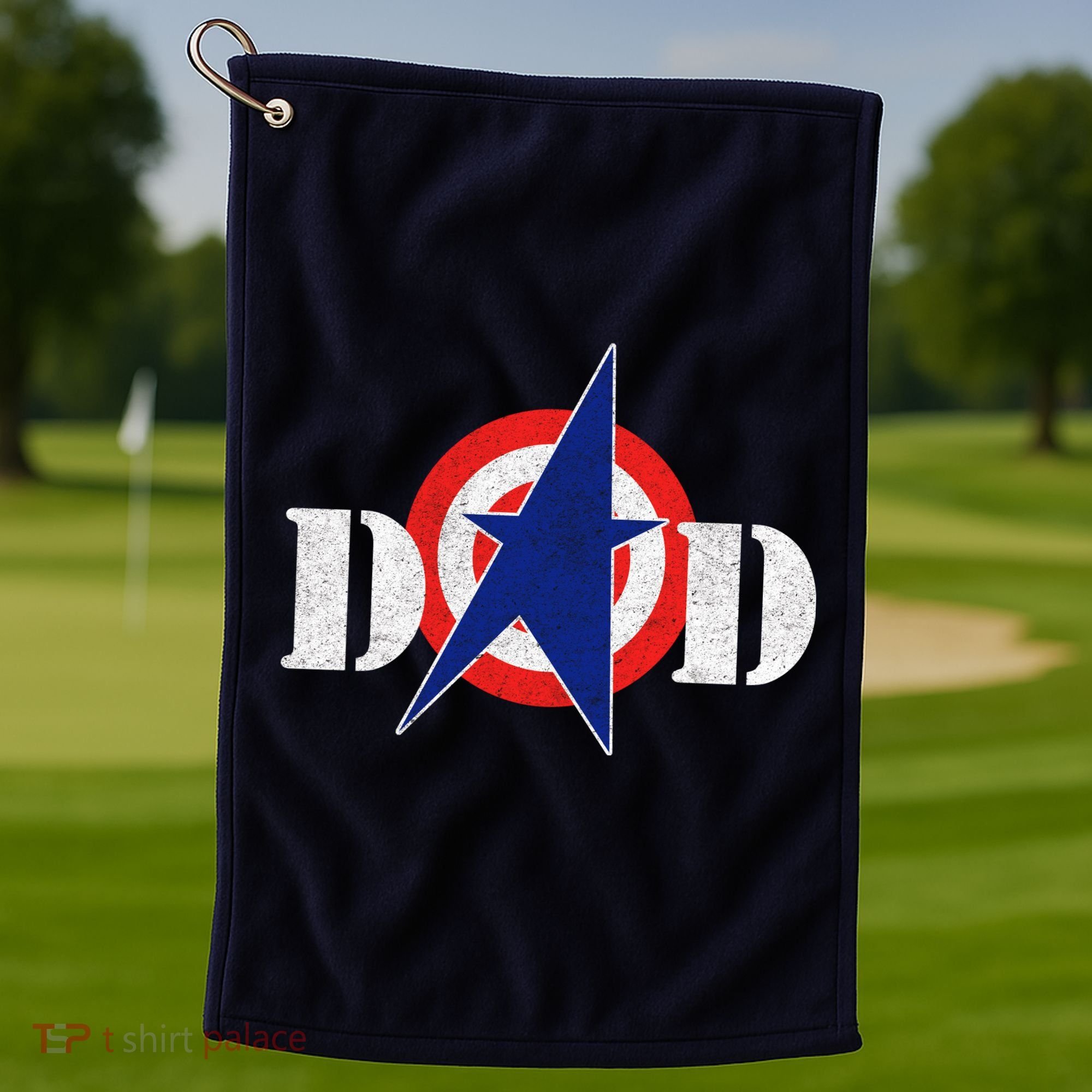 Captain Dad Golf Towel