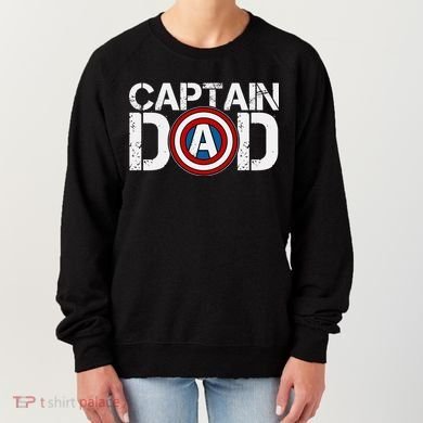 Captain Dad Super Hero Father's Day Women's Sweatshirt