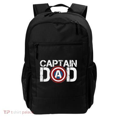 Captain Dad Super Hero Father's Day Backpack