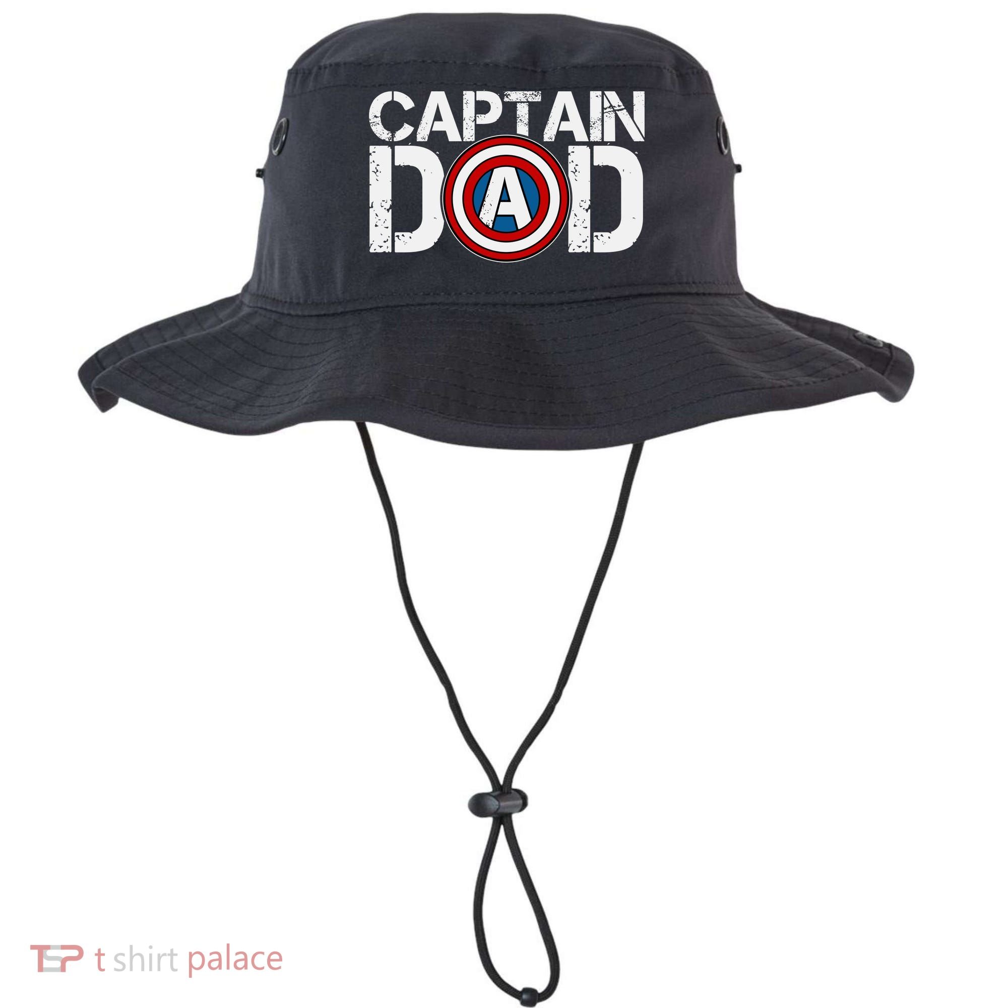 Captain Dad Super Hero Father's Day Bucket Hat