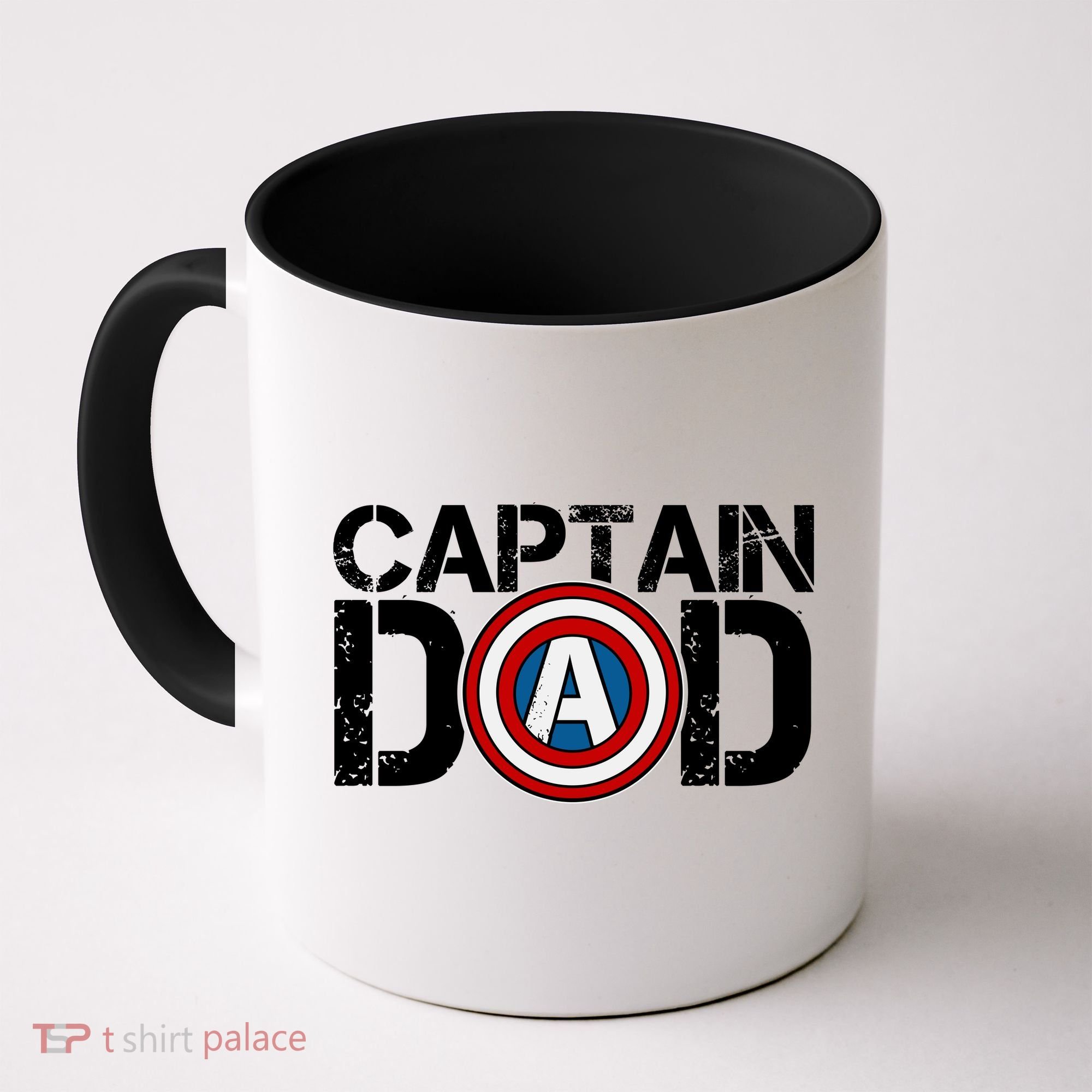 Captain Dad Super Hero Father's Day Coffee Mug